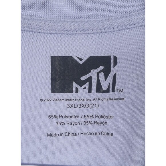 Yo! MTV Raps Logo Purple T-Shirt Pink Yellow Gradient 3XL GUC Retro 90s Style - Picture 8 of 16